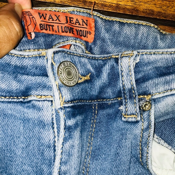 Butt I Love You Wax Women's Rise Jeans Size 27” - Picture 6 of 9
